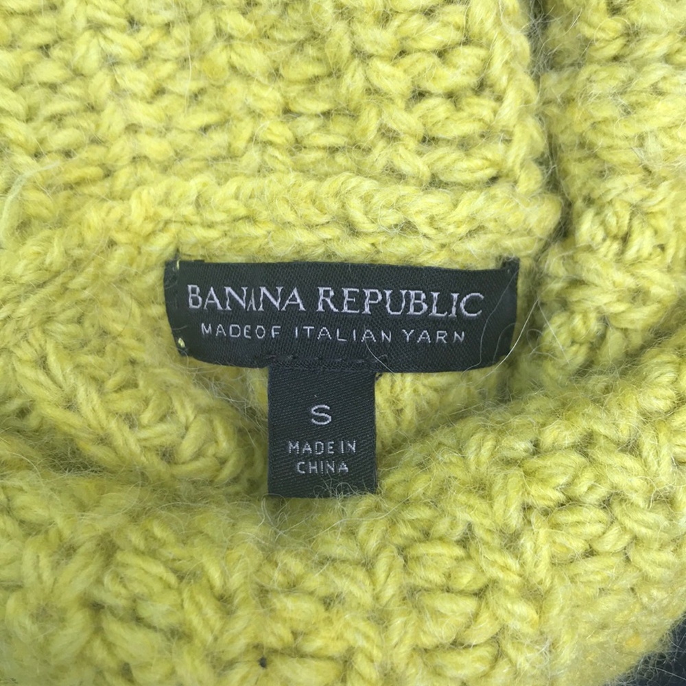 BANANA REPUBLIC ITALIAN YARN CHUNKY KNIT SWEATER S - Picture 5 of 6